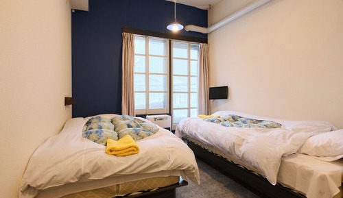 Twin Room with Shower, Shared Bath and Toilet [Non-smoking]