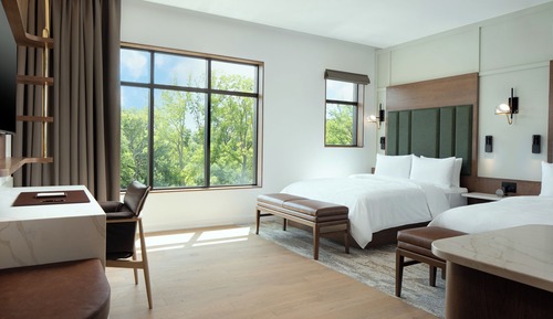 Standard Double Room, 2 Queen Beds, Roll-in Shower, Non Smoking