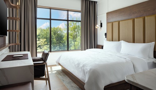 Standard Single Room, 1 King Bed, Roll-in Shower, Non Smoking