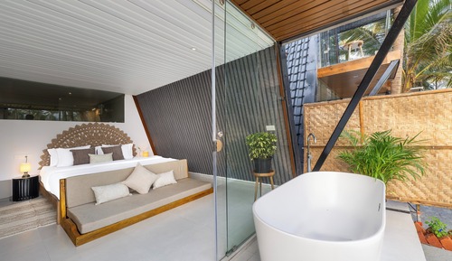 Luxury Bungalow, Balcony, Partial Sea View
