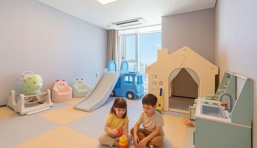 Kids Panorama Ocean View Royal Suite - Haeundae Beach View