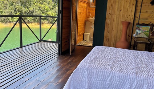 Comfort Cabin, Balcony, Lake View