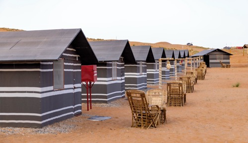 Deluxe Tent, Balcony, Desert View