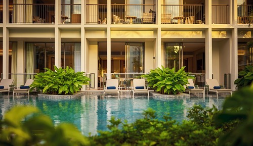 Standard Room, 2 Twin Beds, Pool Access