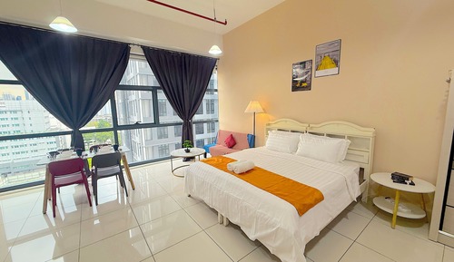 Business Apartment, 1 Bedroom, Refrigerator & Microwave, City View