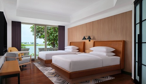Deluxe Room, 2 Double Beds, Non Smoking, Terrace