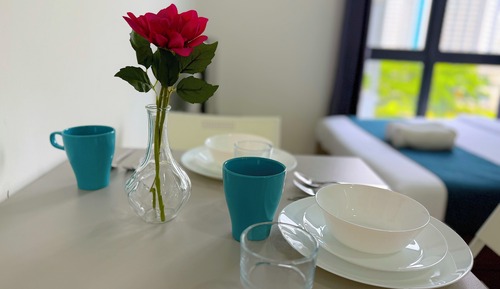 Gallery Apartment, 1 Bedroom, Refrigerator & Microwave, Courtyard View