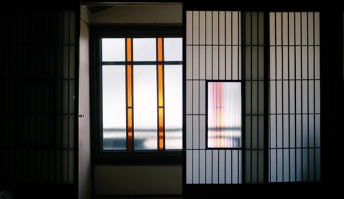 Main building with private bathroom (2 futon beds), Non Smoking