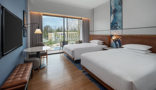 Deluxe Room, 2 Twin Beds, Non Smoking, Ocean View (Balcony)