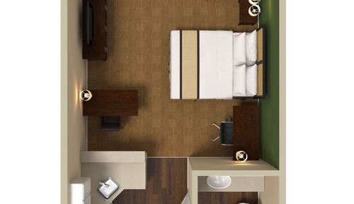 Studio, 2 Double Beds, Non Smoking