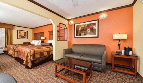 Suite, 2 Queen Beds, Non Smoking, Refrigerator & Microwave (with Sofabed)