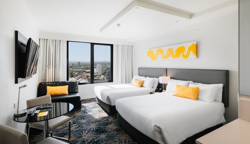 Standard Room, 2 Double Beds, Ocean View