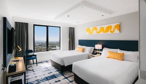Premium Room, 2 Double Beds, Mountain View