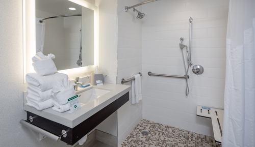 Standard Room, 1 King Bed, Roll-in Shower (Mobility)