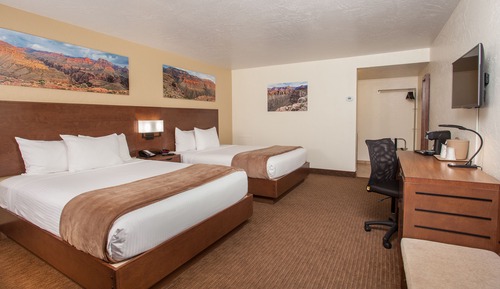 Economy Room, 2 Queen Beds (Motel)