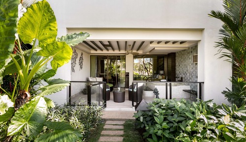 Junior Suite, 2 Twin Beds, Garden View