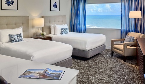 Superior Room, 2 Double Beds, Accessible, Ocean View (Bathub)
