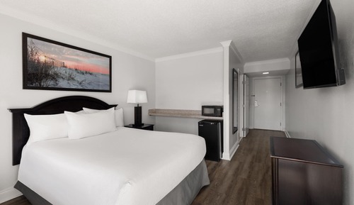 Room, 1 Queen Bed, Roll-in Shower