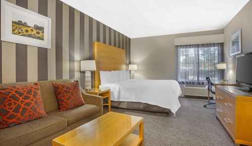 Standard Room, 1 King Bed, Non Smoking, Refrigerator & Microwave (Interior Corridor)