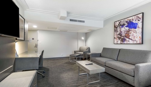 Suite, 1 King Bed, Non Smoking, Refrigerator & Microwave (with Sofabed)