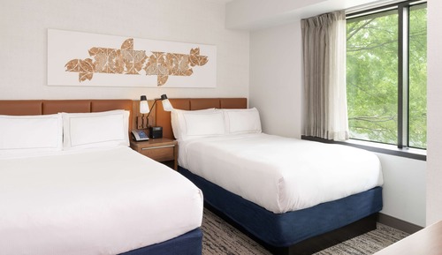Room, 2 Double Beds, Kitchenette