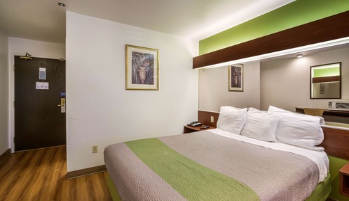 Deluxe Room, 1 King Bed, Smoking, Refrigerator & Microwave