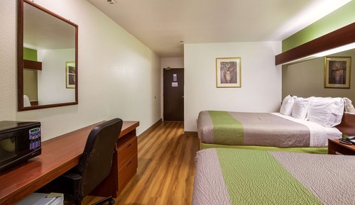 Standard Room, 2 Queen Beds, Smoking, Refrigerator & Microwave