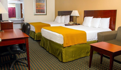 Basic Double Room, 2 Queen Beds, Non Smoking