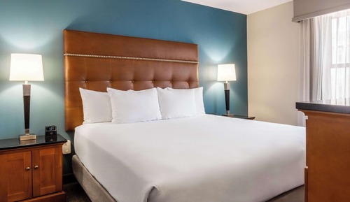 Suite, 1 King Bed with Sofa bed, Refrigerator & Microwave (2 Rooms, Upper Floor)