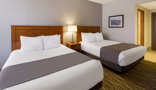 Standard Room, 2 Queen Beds, Non Smoking, Refrigerator & Microwave