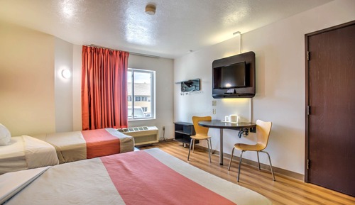 Standard Room, 2 Double Beds, Non Smoking, Refrigerator & Microwave