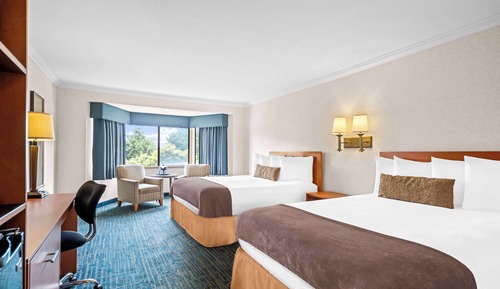 Standard Room, 2 Queen Beds, Non Smoking, Refrigerator & Microwave