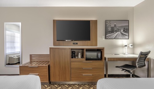 Standard Room, 2 Queen Beds, Non Smoking, Refrigerator & Microwave (Oversized Room)