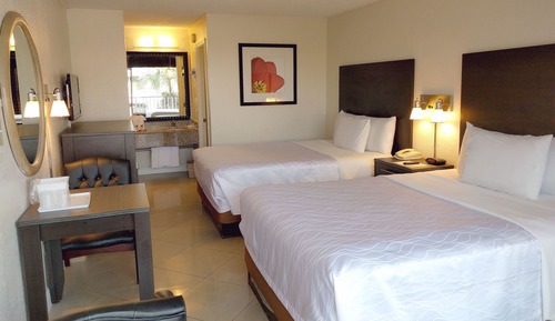 Deluxe Room, 2 Queen Beds, Refrigerator & Microwave