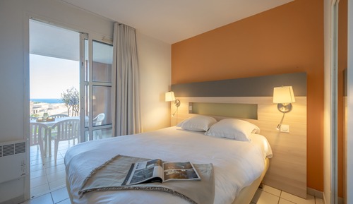Apartment 6 people - 1 bedroom + 1 sleeping alcove -Terrace - Economy - Sea view