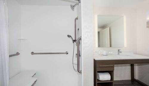 Suite, 1 King Bed, Accessible (Roll-in Shower)