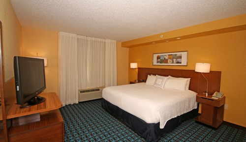 Room, 1 King Bed, Non Smoking (Mobility/Hearing Access, Roll-in Shwr)