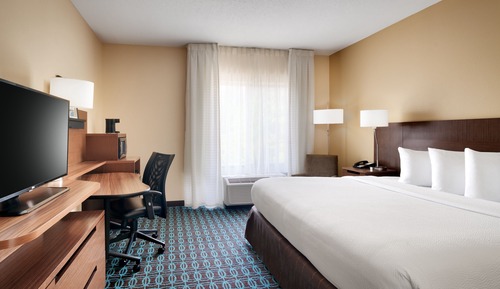 Room, 1 King Bed, Non Smoking (Mobility/Hearing Access, Roll-in Shwr)
