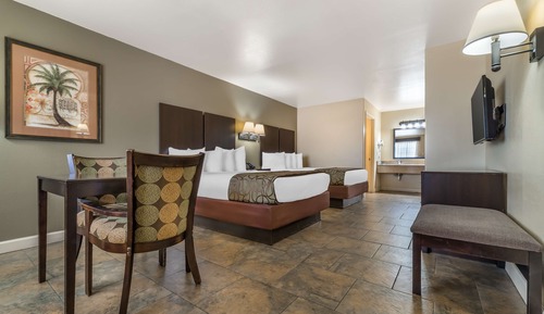 Standard Room, 2 Queen Beds, Non Smoking, Refrigerator & Microwave