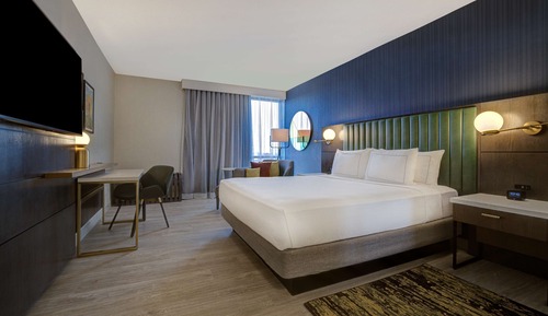 Studio Suite, 1 King Bed, Accessible (Roll-In Shower, Mobility/Hearing)