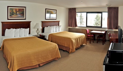 Deluxe Room, 2 Queen Beds, Refrigerator & Microwave