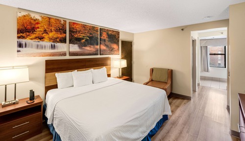 Standard Room, 1 King Bed, Refrigerator & Microwave