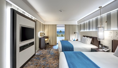 Room, 2 Queen Beds, Balcony, Sea View