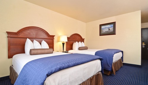 Standard Room, 2 Double Beds, Smoking, Refrigerator & Microwave