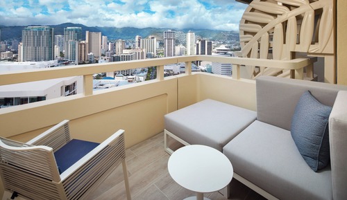 Room, 2 Double Beds, Non Smoking, City View