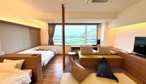 Synchronized Twin Room, Japanese Western Style, Non Smoking