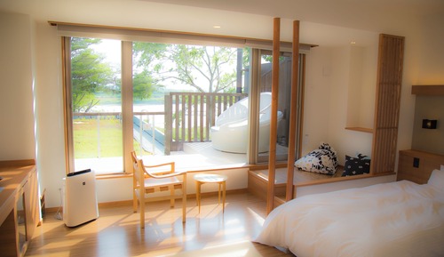 Room with Tatami Area with Terrace Deck, River View, Non Smoking