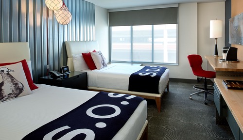 Room, 2 Double Beds, Accessible (Roll in Shower)