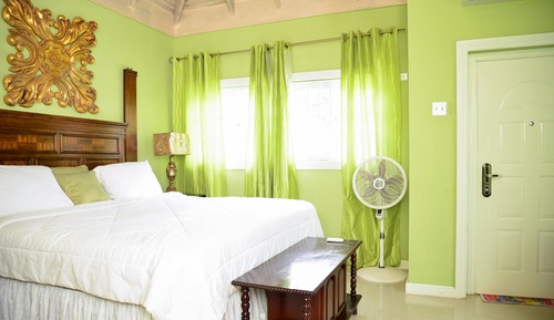 Room, 1 King Bed, Balcony, Ground Floor (Green Room)