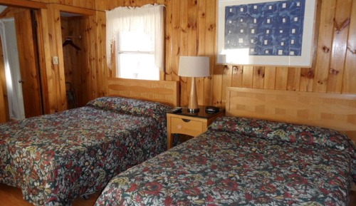 Brown Cabins with Two Beds